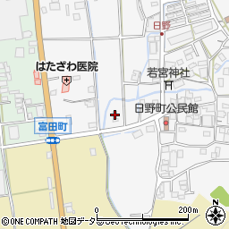 兵庫県西脇市日野町187周辺の地図