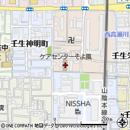 京都壬生ケアセンターそよ風周辺の地図