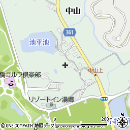岡山県美作市中山888周辺の地図