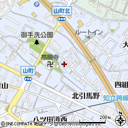 愛知県知立市山町御手洗2-55周辺の地図