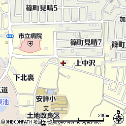 京都府亀岡市篠町篠上中沢27-10周辺の地図