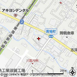 滋賀県草津市青地町740周辺の地図