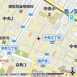 滋賀県大津市中央3丁目周辺の地図