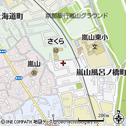 京都府京都市西京区嵐山風呂ノ橋町2-94周辺の地図