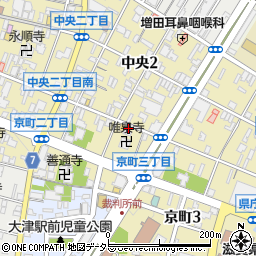 滋賀県大津市京町2丁目4-11周辺の地図