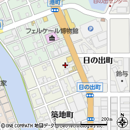 静岡県静岡市清水区築地町10周辺の地図