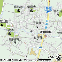 滋賀県草津市矢橋町1317-2周辺の地図