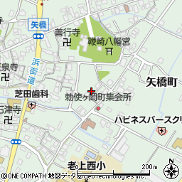 滋賀県草津市矢橋町1263-12周辺の地図