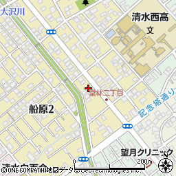 静岡県静岡市清水区西高町11-4周辺の地図