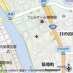 静岡県静岡市清水区築地町9-25周辺の地図