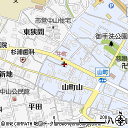 愛知県知立市山町桜馬場24-1周辺の地図