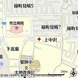 京都府亀岡市篠町篠上中沢26周辺の地図