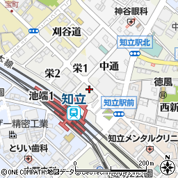 夢酒場 魚昇 知立 本店周辺の地図
