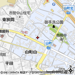 愛知県知立市山町桜馬場19周辺の地図