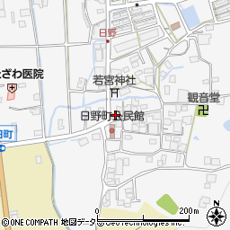 兵庫県西脇市日野町244-3周辺の地図