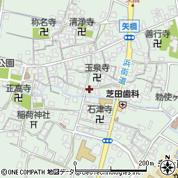 滋賀県草津市矢橋町1316-2周辺の地図