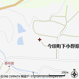 兵庫県丹波篠山市今田町下小野原152周辺の地図