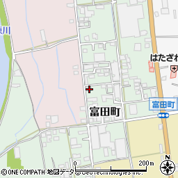 兵庫県西脇市富田町105周辺の地図