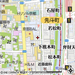 まるみや 京都周辺の地図
