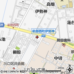 愛知県豊田市畝部西町柳原29周辺の地図