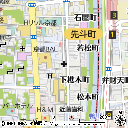 京都府京都市中京区南車屋町周辺の地図