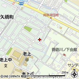 滋賀県草津市矢橋町7-95周辺の地図