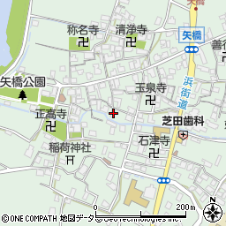 滋賀県草津市矢橋町1327周辺の地図