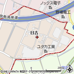 愛知県安城市里町日吉周辺の地図
