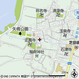 滋賀県草津市矢橋町1330周辺の地図