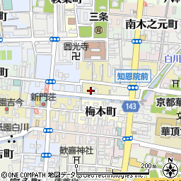 京都府京都市東山区古西町周辺の地図