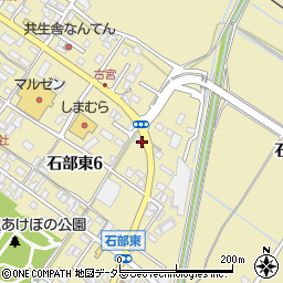 サイクル・たなか　石部店周辺の地図