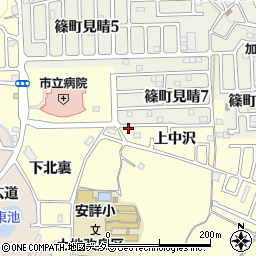 京都府亀岡市篠町篠上中沢27-4周辺の地図