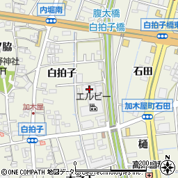 愛知県東海市加木屋町白拍子70周辺の地図