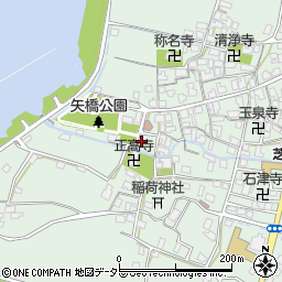 滋賀県草津市矢橋町1337周辺の地図