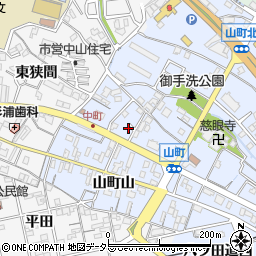 愛知県知立市山町桜馬場20周辺の地図