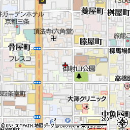 京都府京都市中京区御射山町周辺の地図