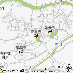 正念寺周辺の地図