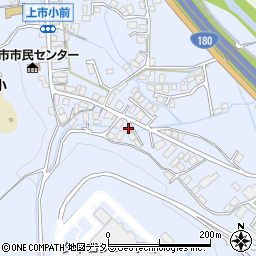 岡山県新見市上市195周辺の地図