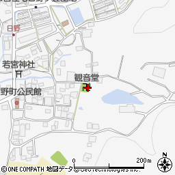 兵庫県西脇市日野町314周辺の地図