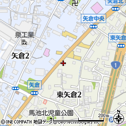 洛王セレモニー草津矢倉ホール周辺の地図
