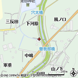 京都府亀岡市曽我部町重利下河原周辺の地図