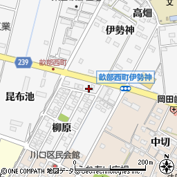 愛知県豊田市畝部西町柳原1-100周辺の地図