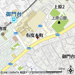 静岡県静岡市清水区有度本町5周辺の地図