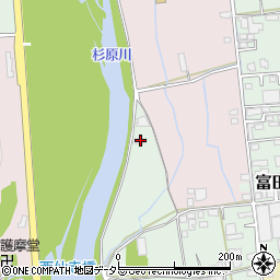 兵庫県西脇市富田町256周辺の地図