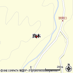 島根県飯石郡飯南町真木周辺の地図