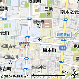 竹香古門前店周辺の地図