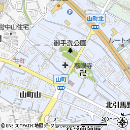 愛知県知立市山町桜馬場12周辺の地図
