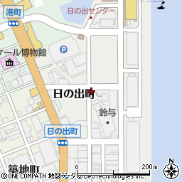 静岡県静岡市清水区日の出町周辺の地図