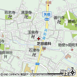 滋賀県草津市矢橋町1303周辺の地図