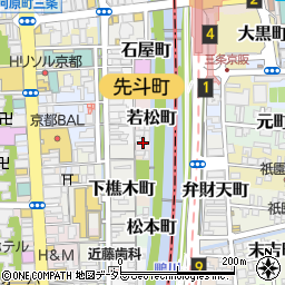 京料理 卯柳周辺の地図
